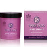 Front view of Town Talk Jewel Sparkle 225ml liquid cleaner pot and branded pink packaging box.