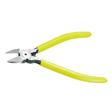 King TTC PN-150 diagonal nipper cutting pliers with yellow vinyl handles and open blades.