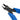 Close-up of the tapered cutting head of a Xuron micro-shear flush cutter.