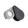 Zeiss D40 10x triplet loupe partially opened, angled view.