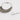 A metal ring sizer gauge loop next to a white plastic zip-style ring measuring belt.