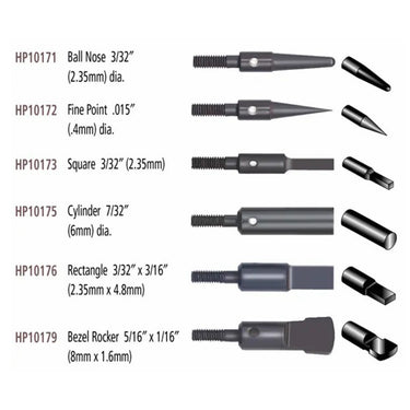 Foredom® Threaded Anvil Points choice of 6 or 6pc Kit