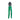 Vertical view of 3.Peaks GC-200 green cutter with textured anti-slip handles and black carbon steel jaw.