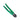 Reverse side of 3.Peaks green cutter showing the durable rivet construction and green ergonomic grips.