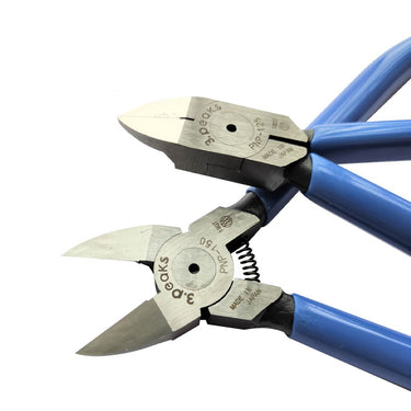 Close-up comparison of 3.Peaks PNP-150 and PNP-125 nipper jaws showing sharp cutting edges and spring.