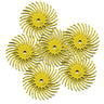 3M radial bristle disc in Yellow, 80 grit, used for heavy cleaning and surface preparation.