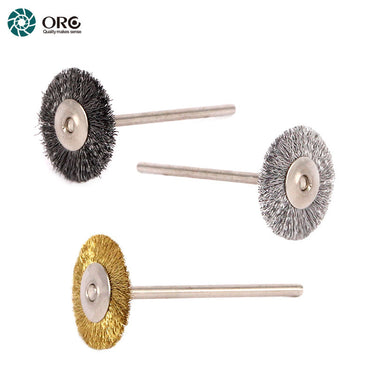 ORO® Miniature Wire Brushes - Brass / Steel / Stainless Steel