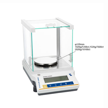 Stuccler® JD Series Jewelry Precision Balance with Draft Shield