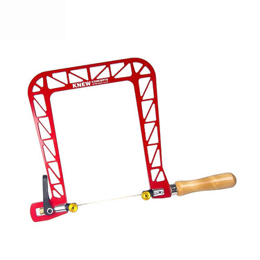 KNEWCONCEPTS® Mk4 8" HEAVY DUTY FRET SAW WITH LEVER TENSION AND SWIVEL BLADE CLAMPS