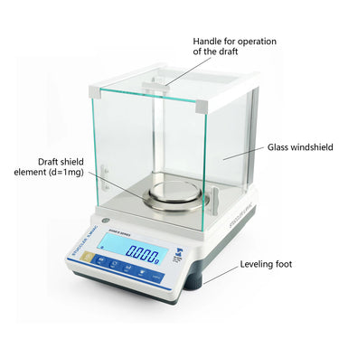 Stuccler® SHINE Series Precision Balance with Draft Shield