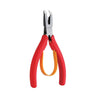 3.Peaks SM-06 edge cutting nippers with red rubber handles and orange spring.