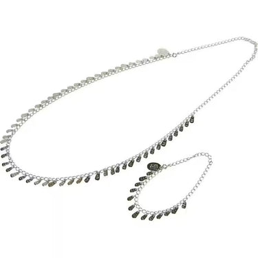 Complete set of AMC measuring chains for both necklaces and bracelets with size tags.