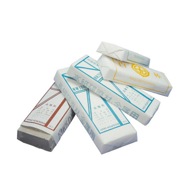 Full range of Alfa Mirage NW Series polishing compounds from #800 to #8000 grits.