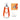 ANEX 252-N orange half-round nylon jaw pliers for delicate metal shaping.