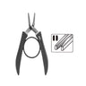 Anex 258 stainless steel pliers with flat and round jaws for jewelry bending.