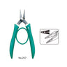 ANEX No.257 stainless steel crimping pliers with green rubber grip.