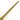 Flat overhead view of the brass ring sizing stick with a polished wooden handle and US scale.