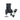 Spring model microscope system shown in upright compact resting position with mounting post.