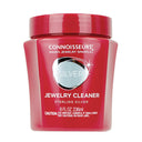 Front view of the 8 FL OZ (236ml) red jar of Connoisseurs Sterling Silver Jewelry Cleaner.