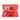 A metric dial caliper kit arranged inside its open red plastic protective case with an operations manual.