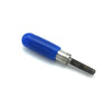 Diamond replacement tip GH697 with threaded shank and blue protective end cap.