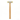 Vertical studio view of dual-end white nylon mallet with cast metal collar and ash wood handle.