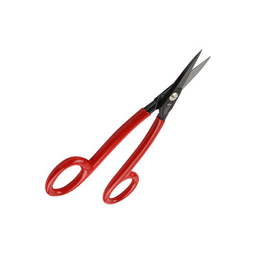 Horizontal view of Durston 180mm jewelry shears showing sharp precision blades.