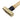 Close-up of a Durston 2lb solid brass mallet head highlighting the cylindrical striking face and brand detail.