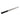 Diagonal view of Durston hardened oval ring mandrel with black ribbed handle on the left.