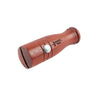 Isometric view of the Durston large wooden ring clamp with leather-lined jaws and ergonomic handle.
