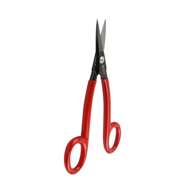 Standing profile of Durston professional metal cutting shears on a white background.