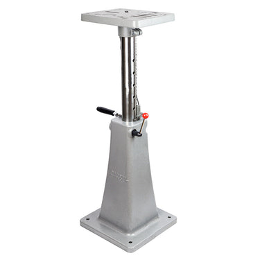 Durston professional adjustable cast iron rolling mill stand shown in a fully extended high position.