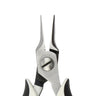 Close-up of Durston professional needle chain nose plier tips for precision work.