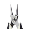 Close-up of Durston professional round nose plier tips for jewelry wire looping.
