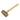 A Durston rawhide mallet with a tightly rolled cylindrical head and a smooth wooden handle pointing up and right.