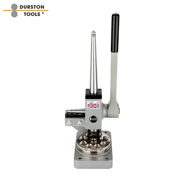 Front view of Durston ring stretcher, reducer, and bender multi-function jewelry sizing machine.