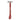 Upright vertical view of a Durston superior chasing hammer with a pistol grip style wooden handle.