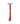 Upright vertical view of a Durston superior chasing hammer with a pistol grip style wooden handle.