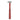 Straight upright vertical view of a Durston superior jobber hammer with a polished flat face and rounded ball peen.