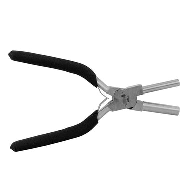 Open position view of Durston T99 forming pliers highlighting the leaf spring.