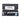 An electronic digital caliper tool set inside its open black plastic protective storage case with a spare battery.
