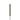 Single light green EVE Eveflex silicone polishing pin, 3x23mm, for extra-fine high-lustre finishing.