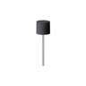 A dark gray EVE Universal silicone polishing cylinder pin used for medium pre-polishing.