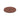 A brown 22 ✖ 1 flat EVEFLEX silicone pre-polishing disc for refined surface smoothing.