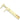 Diagonal view of a fine brass pocket sliding caliper with dual inch and meter measurement scales.