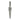 Direct vertical profile view showing the threaded mounting base facing upward and the diamond anvil tip pointing downward.