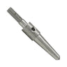 Angled close-up view of the Foredom diamond tip pave point showing the threaded base and tapered diamond-point end for the H.15 hammer handpiece.