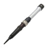 Foredom H.15 hammer handpiece for flex shaft displaying anvil tip and silver handle.
