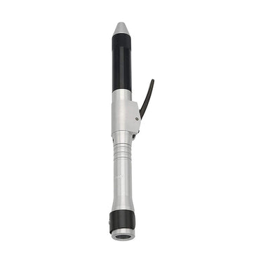 Vertical profile view of the Foredom H.18 quick change flex shaft handpiece showing the rear shaft connection port.