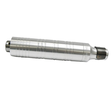 Clean horizontal side profile view of the Foredom 30 series chuck-style flex shaft handpiece showing the engraved logo detail.